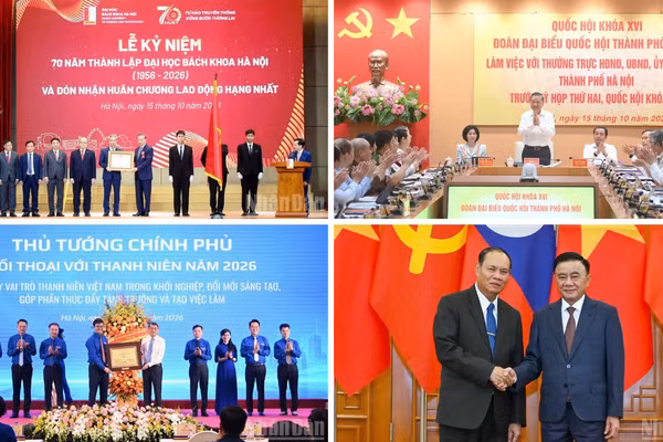 Tin nổi bật ngày 15/10: Tổng Bí thư, Chủ tịch nước Tô Lâm dự Lễ kỷ niệm 70 năm thành lập Đại học Bách khoa Hà Nội; Thủ tướng Chính phủ Lê Minh Hưng đối thoại với thanh niên