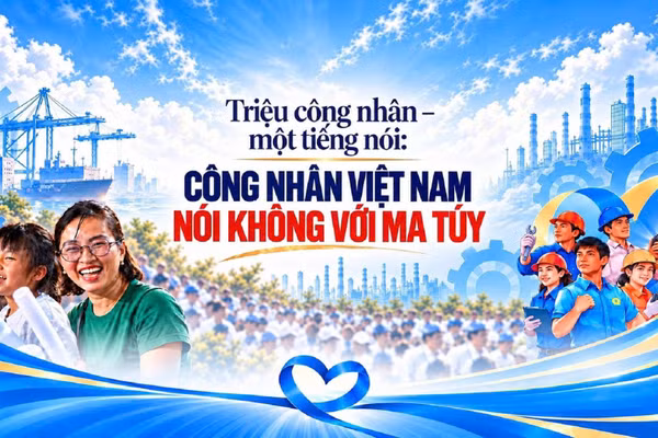 Công nhân Việt Nam nói không với ma túy