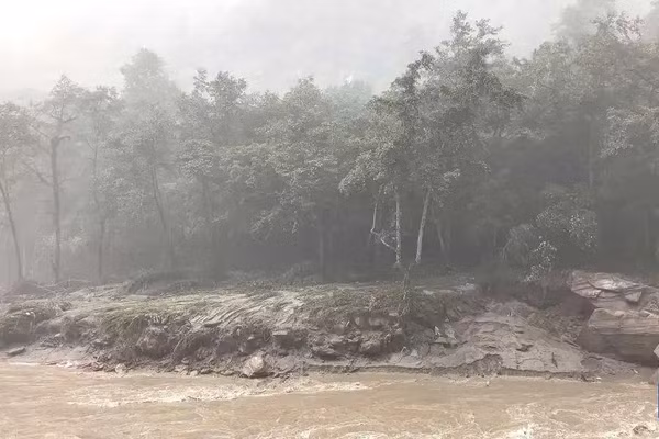 Khu vực gần cửa khẩu Cát Long, huyện Cát Long, thành phố Nhật Khách Tắc, khu tự trị Tây Tạng. (Ảnh: Tân Hoa xã)