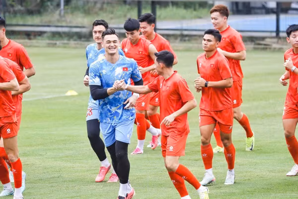 Đội tuyển Việt Nam tập luyện trước trận chung kết lượt về ASEAN Championship 2026.