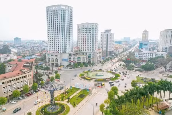 Trung tâm chính trị, hành chính tỉnh Thái Nguyên hiện nay.