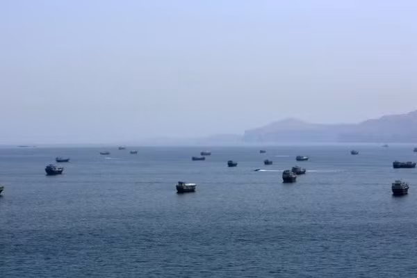 Quang cảnh eo biển Hormuz. (Ảnh: THX/TTXVN)