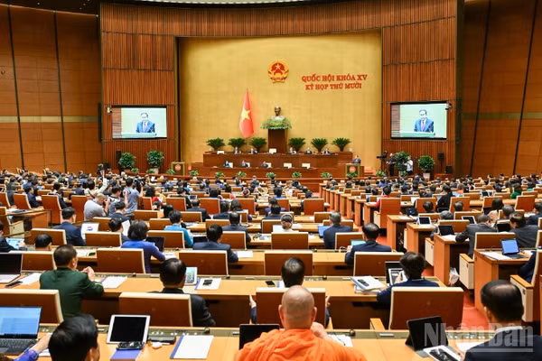 Kỳ họp thứ 10, Quốc hội khóa 15. (Ảnh: DUY LINH-THỦY NGUYÊN)