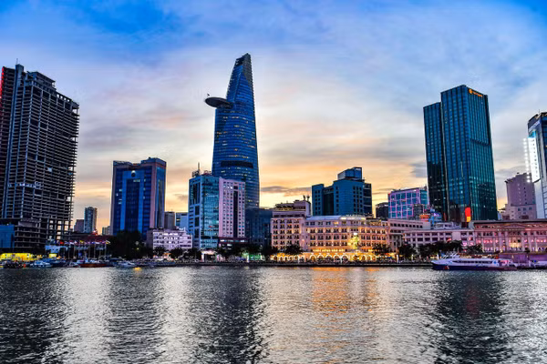 Một góc Thành phố Hồ Chí Minh. (Ảnh: THÀNH ĐẠT)