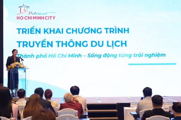 Sở Du lịch Thành phố Hồ Chí Minh triển khai chương trình truyền thông du lịch. (Ảnh: Sở Du lịch Thành phố Hồ Chí Minh cung cấp)