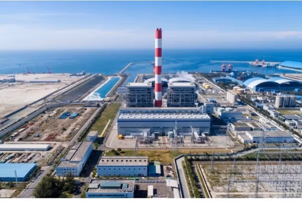 Sản lượng điện phát lên lưới của Nhiệt điện Vĩnh Tân 1 đạt 4,84 tỷ kWh. (Ảnh: MINH TÂM)
