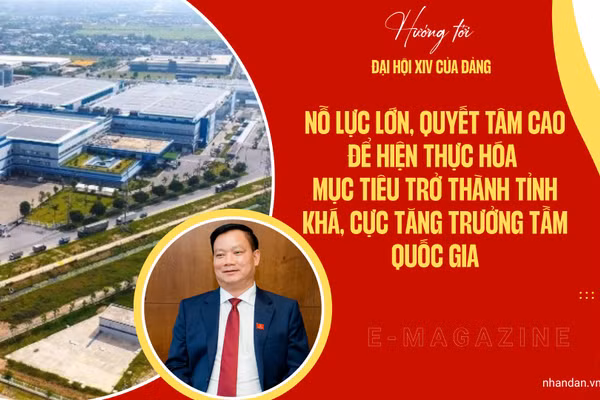 Nỗ lực lớn, quyết tâm cao để hiện thực hóa mục tiêu trở thành tỉnh khá, cực tăng trưởng tầm quốc gia