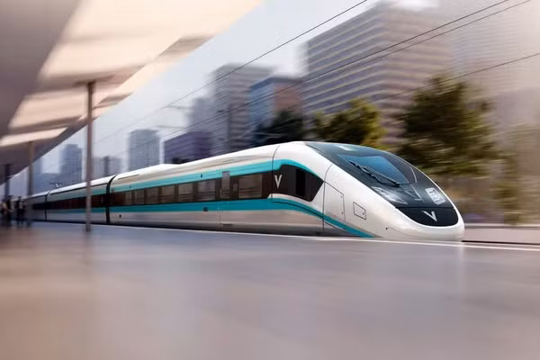 Hình ảnh minh họa thiết kế tàu tốc độ cao của VinSpeed. (Ảnh: Siemens)