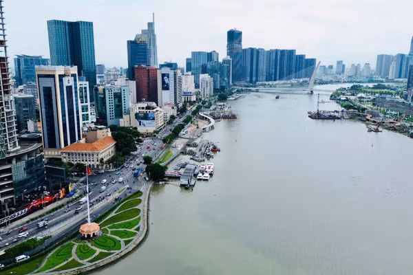 Một góc Thành phố Hồ Chí Minh. (Ảnh: THẾ ANH)