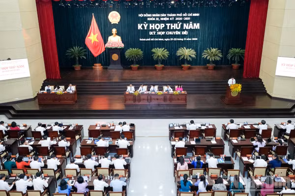 Toàn cảnh kỳ họp. (Ảnh: THẾ ANH)