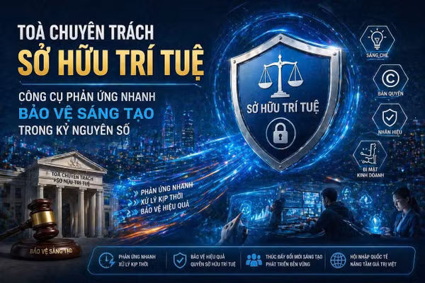 Tòa chuyên trách sở hữu trí tuệ: Công cụ "phản ứng nhanh" bảo vệ sáng tạo trong kỷ nguyên số