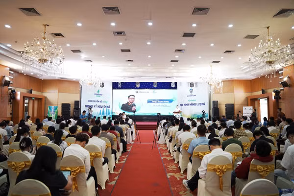 Toàn cảnh hội thảo An ninh năng lượng cho chuyển đổi xanh trong kỷ nguyên số. (Ảnh: NCA)
