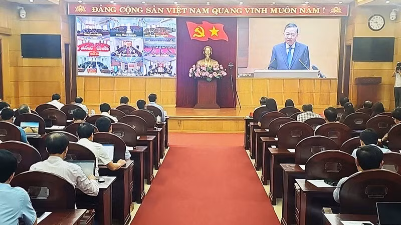 Quang cảnh hội nghị tại Thanh Hóa.