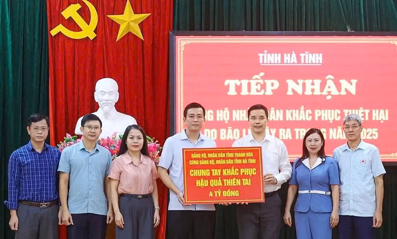 Thanh Hóa cùng Hà Tĩnh khắc phục hậu quả thiên tai.