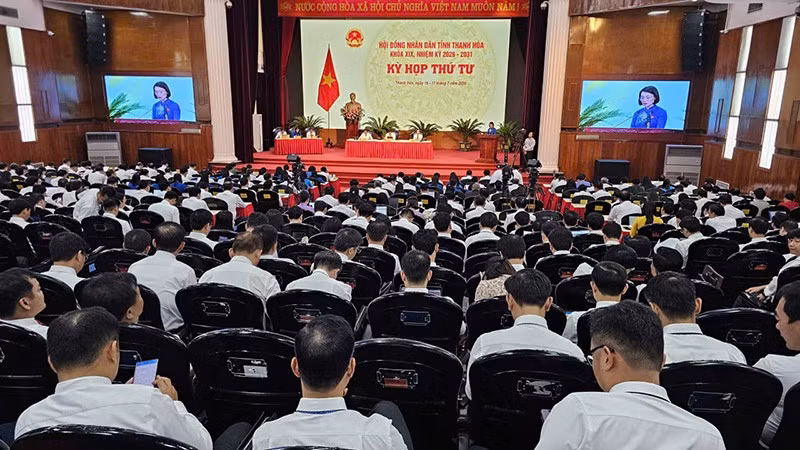 Quang cảnh kỳ họp.