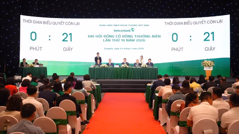 Vietcombank tổ chức Đại hội đồng cổ đông thường niên năm 2026.