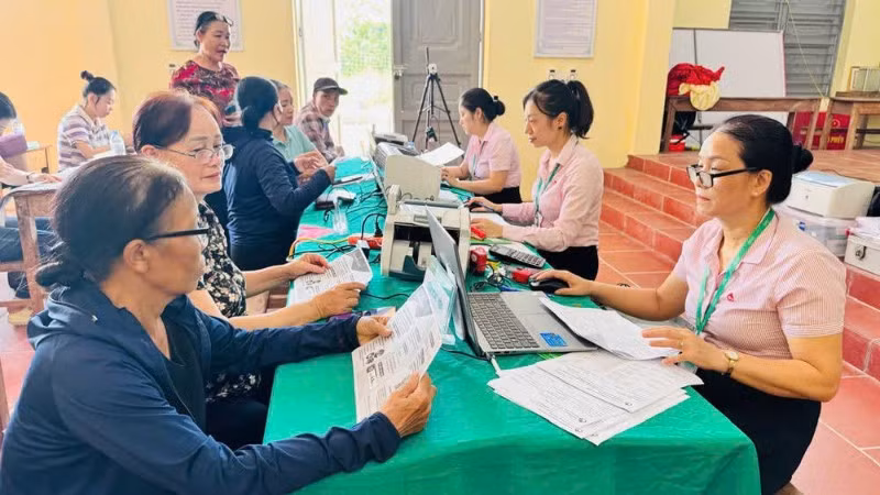 Hệ thống điểm giao dịch tín dụng chính sách của tỉnh Bắc Ninh luôn hoạt động thông suốt.