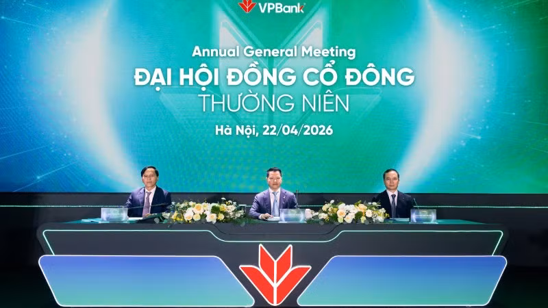 VPBank tổ chức Đại hội đồng cổ đông thường niên năm 2026.