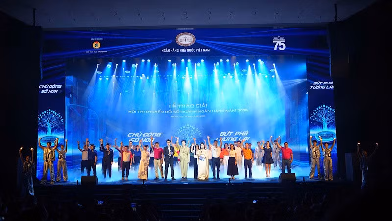 Lễ Bế mạc và Gala Trao giải Hội thi “Chuyển đổi số ngành ngân hàng” năm 2026.