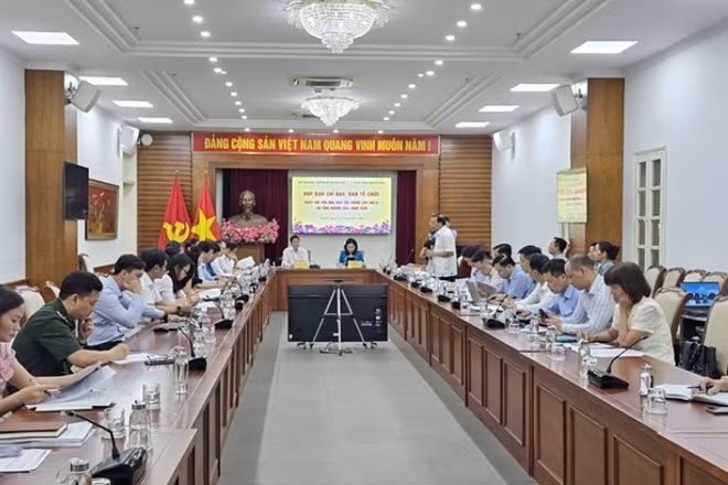 Họp Ban chỉ đạo Ngày hội.