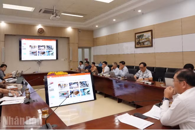 Quang cảnh buổi xét duyệt sáng kiến đợt 2 năm 2026 tại Công ty Thủy điện Sông Bung. (Ảnh: THANH TÂM)