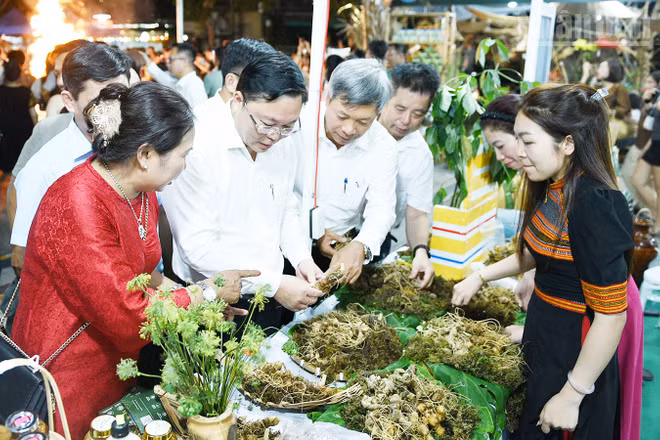 Đại biểu tham quan các gian hàng.
