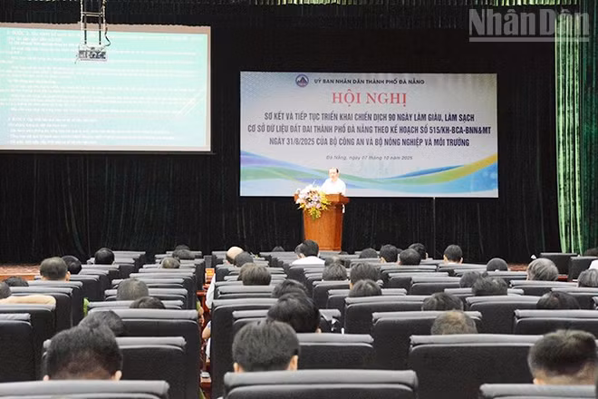 Đà Nẵng triển khai chiến dịch 90 ngày làm giàu, làm sạch cơ sở dữ liệu đất đai.