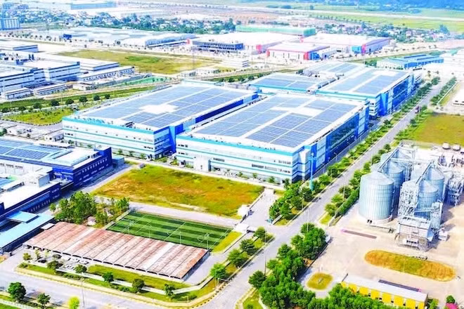 Khu công nghiệp VSIP 1 Nghệ An. (Ảnh: THÀNH CƯỜNG)