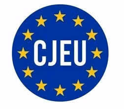 Biểu tượng của Tòa án Công lý Liên minh châu Âu (CJUE). 