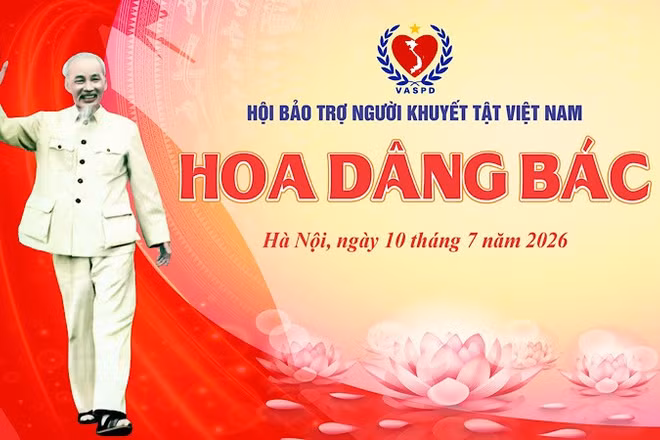 Chương trình "Hoa Dâng Bác" năm 2026 lần đầu tiên được tổ chức tại Hà Nội, vào ngày 10/7 tới đây.