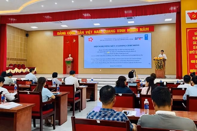 Toàn cảnh hội thảo tổng kết Dự án.