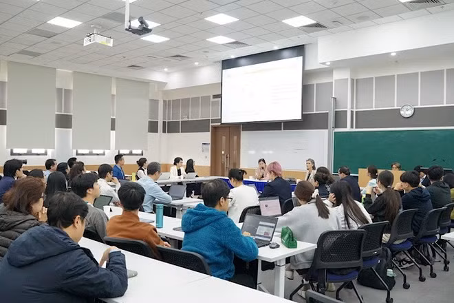 Toàn cảnh buổi ra mắt Báo cáo Phát triển con người khu vực của Chương trình Phát triển Liên hợp quốc.