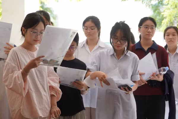 Thí sinh trong mùa tuyển sinh đại học, cao đẳng năm 2026. (Ảnh: Tường Vân)