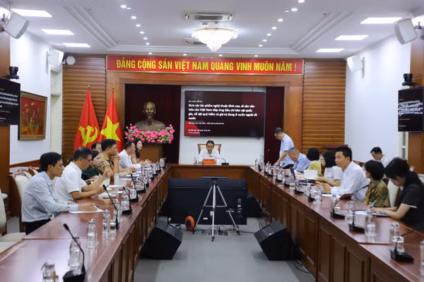 Quang cảnh buổi họp. (Ảnh: Bộ Văn hóa, Thể thao và Du lịch)