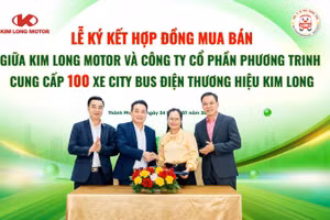 Đại diện hai doanh nghiệp tham gia ký kết hợp đồng. (Ảnh: BTC)