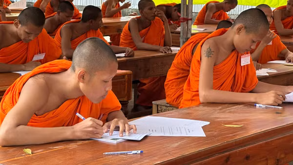 Lớp học chữ Pali tại An Giang được duy trì từ nhiều năm nay