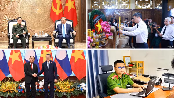 Tin nổi bật ngày 14/10: Tổng Bí thư, Chủ tịch nước tiếp Phó Thủ tướng, Bộ trưởng Quốc phòng Lào và Campuchia, Thủ tướng Lê Minh Hưng dự Lễ viếng, truy điệu và an táng hài cốt liệt sĩ tại Công viên Lê Thị Riêng