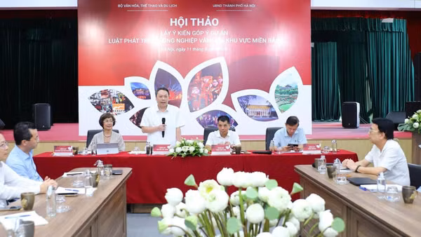 Hội thảo lấy ý kiến góp ý dự án Luật Phát triển công nghiệp văn hóa khu vực miền bắc.