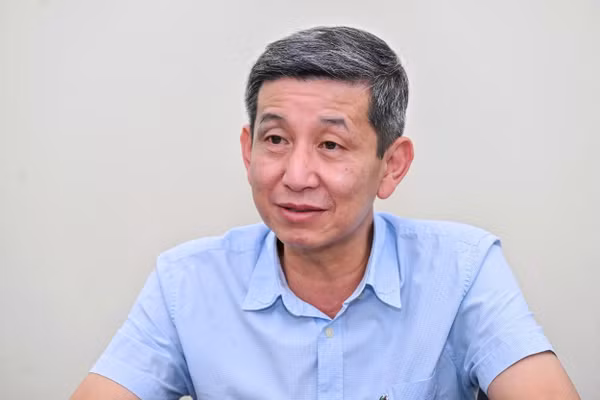 Cục trưởng Cục Thể dục Thể thao Việt Nam Nguyễn Danh Hoàng Việt chia sẻ với Nhân Dân cuối tuần sau kỳ ASIAD 20. Ảnh: Thành Đạt