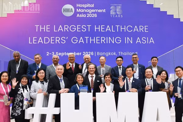 Hội nghị Quản lý bệnh viện châu Á 2026 diễn ra tại Bangkok, Thái Lan. (Ảnh: XUÂN SƠN)