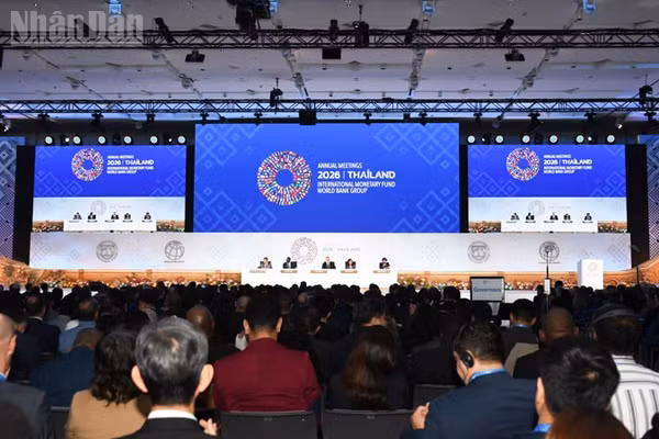 Hội nghị thường niên của IMF và WBG năm 2026 diễn ra tại Bangkok, Thái Lan. (Ảnh: XUÂN SƠN)