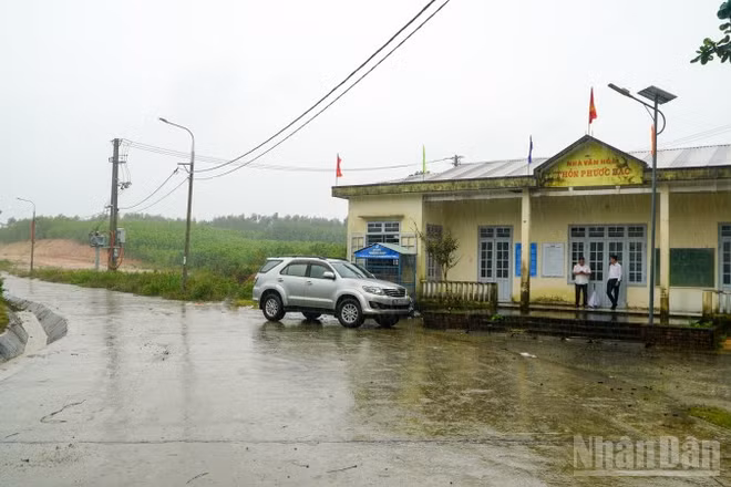 Khu bố trí dân cư ở thôn Phước Bắc, xã Phú Ninh đã thi công hoàn thành được đầu tư xây dựng kết cấu hạ tầng thiết yếu, bảo đảm mọi điều kiện bố trí đất cho người dân.