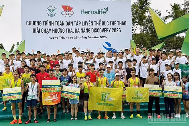 “Chương trình toàn dân tập luyện thể dục thể thao - giải chạy Hương Trà, Đà Nẵng discovery 2026” được thiết kế nhằm hiện thực hóa mục tiêu nâng cao sức khỏe toàn dân thông qua các hoạt động thể chất đa dạng.
