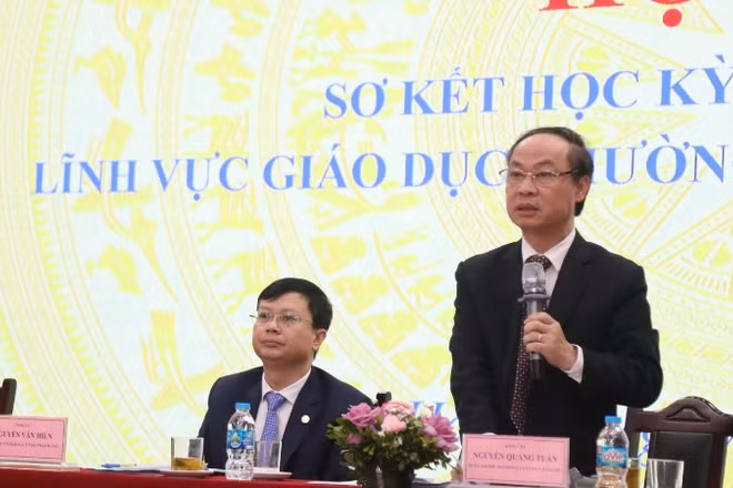 Sở Giáo dục và Đào tạo Hà Nội tổ chức Hội nghị sơ kết học kỳ I năm học 2025-2026 lĩnh vực giáo dục nghề nghiệp và giáo dục thường xuyên.