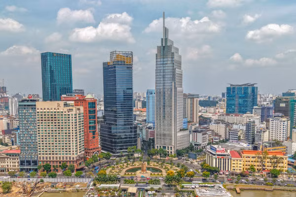 Thành phố Hồ Chí Minh vừa tăng hạng vị trí 67 thế giới về Chỉ số Trung tâm Tài chính toàn cầu. (Ảnh: TÙNG ANH)