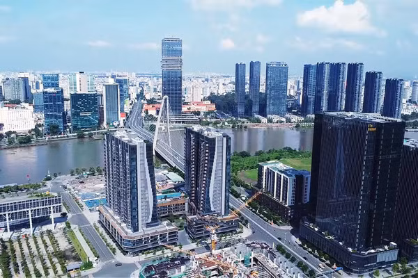 Trung tâm Tài chính quốc tế Việt Nam tại Thành phố Hồ Chí Minh là điểm đến kết nối dòng vốn chất lượng cao. (Ảnh: Tùng Anh)