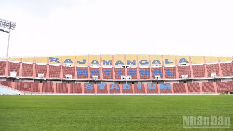 Sân vận động quốc gia Rajamangala ở Bangkok sẽ là nơi diễn ra lễ khai mạc SEA Games 33. (Ảnh: MINH THẮNG)