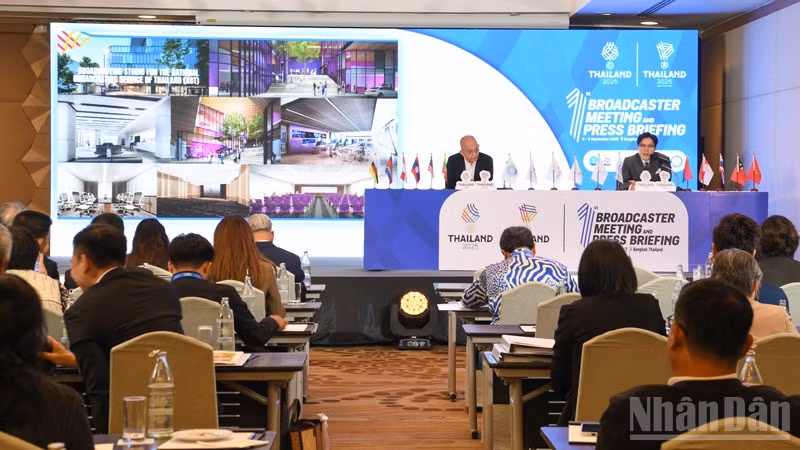 Nước chủ nhà thông tin về công tác tổ chức SEA Games 33 và ASEAN Para Games 13. (Ảnh: MINH THẮNG)