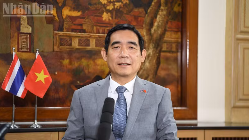 Đại sứ Việt Nam tại Thái Lan Phạm Việt Hùng. (Ảnh: XUÂN SƠN)