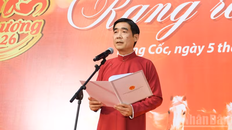 Đại sứ Phạm Việt Hùng khẳng định, cộng đồng người Việt Nam ở nước ngoài là bộ phận không tách rời của cộng đồng dân tộc Việt Nam. (Ảnh: XUÂN SƠN)